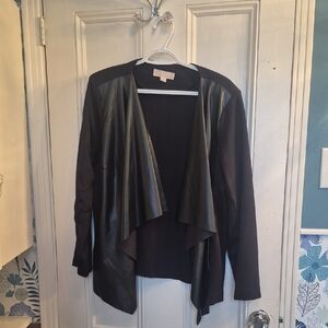 Michael Kors Faux Leather Jacket/ Blazer